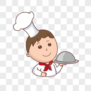 可爱卡通厨师男孩图片