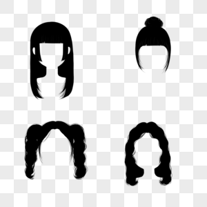女式发型组合图片