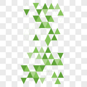 绿色三角构成几何背景高清图片