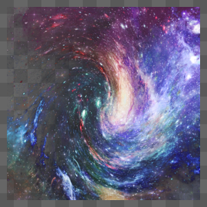 星空螺旋银河背景图片