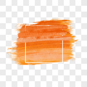 橙色抽象渐变渐层抽象纹理笔画笔触白色方框图片