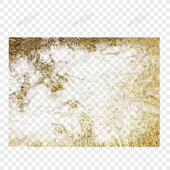 抽象金箔蛛网裂纹垃圾边框图片