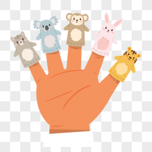 手指木偶儿童手偶动物手套图片