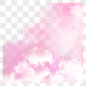 云朵粉色松散浪漫云彩图片