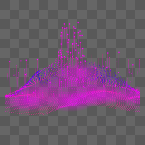未来光效概念技术可视大数据向上光点矩阵图片