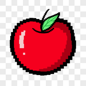 像素游戏水果红色苹果图片