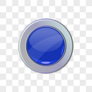 蓝色圆圈按钮高清图片