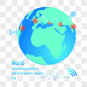 世界电信和信息社会日定位信息高清图片