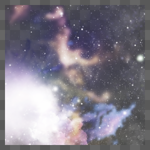 夜空中梦幻的宇宙银河图片