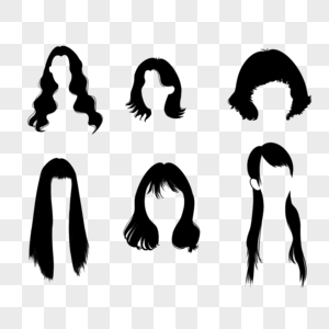 女式头发发型组合图片