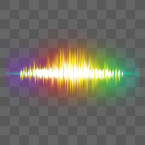 彩色音乐光波光线光效图片