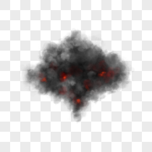 烟雾浓烟火山喷发图片