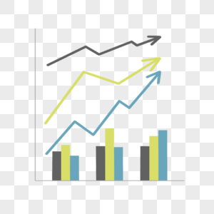 商业金融数据图折线图条形图高清图片
