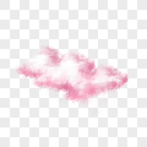 天空粉红色云朵写实风格图片