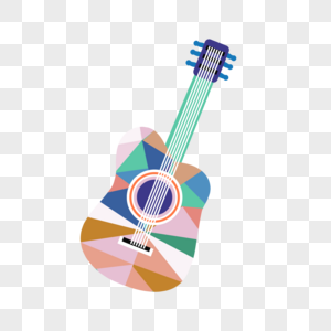 吉他仪器矢量素材PNG图片
