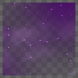 紫色梦幻闪烁的银河星空图片