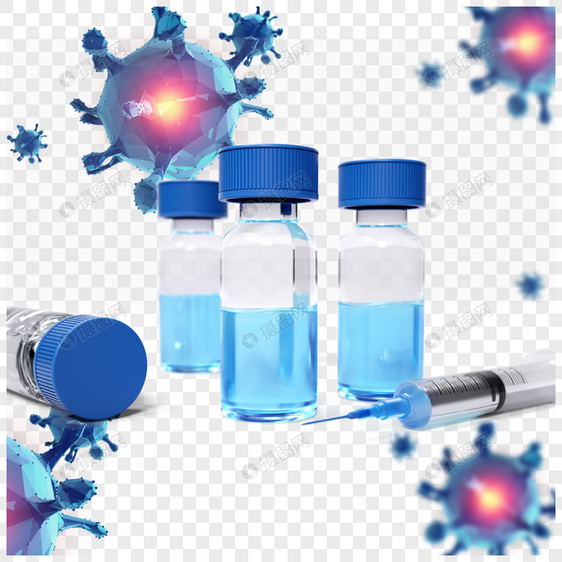 新型冠状3d疫苗图片