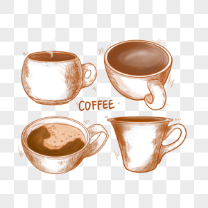 经典咖啡饮品图片