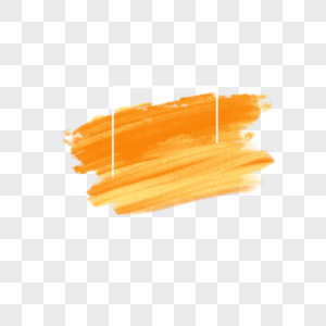橙色水彩渐层质感丙烯笔画笔触白色方框图片