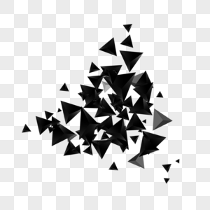 三角形几何图形直线圆泼墨图片