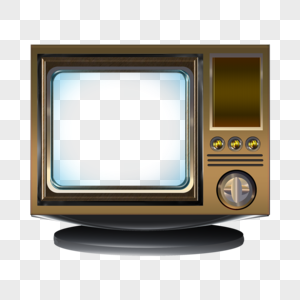 老式复古新闻娱乐电视机高清图片