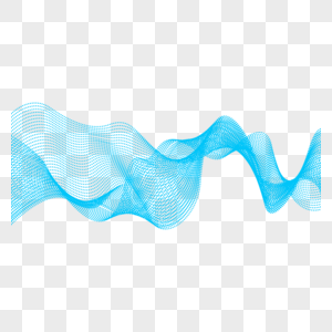 量子科技抽象淡蓝色波动线条图片