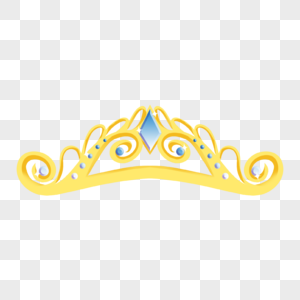 金色公主绿色钻石神圣王冠高清图片