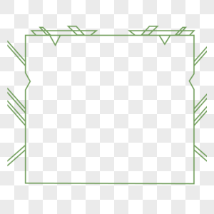 绿色科幻框架边框纹理图片