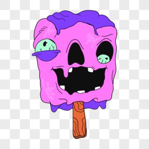 怪物僵尸冰淇淋恐怖图片