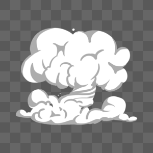 白色云朵水蒸气烟雾云朵图片