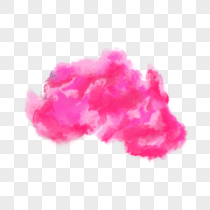 粉色云朵写实云彩图片