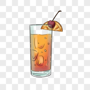 香橙樱桃鸡尾酒图片