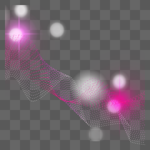 玫红色螺旋光点光效抽象量子图片