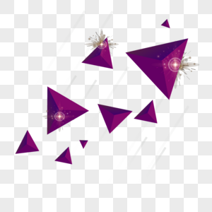 紫色三角形矢量线背景图片