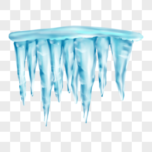 冰柱冻结蓝色冰块图片