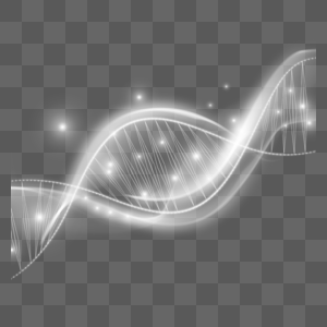 dna分子结构白色光影螺旋图片