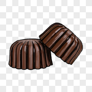 圆形条纹形状巧克力糖果图片