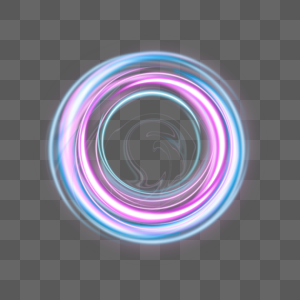 圆环抽象光效图片