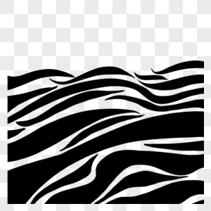 黑白粗线条画抽象艺术波纹背景图片