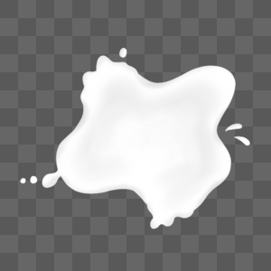 白色的富含营养的飞溅的牛奶液体印记图片