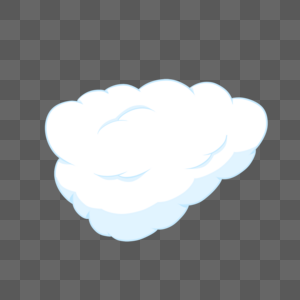 卡通云朵可爱白云图片