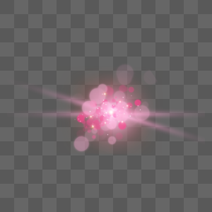 粉红色爆炸效果抽象光效图片