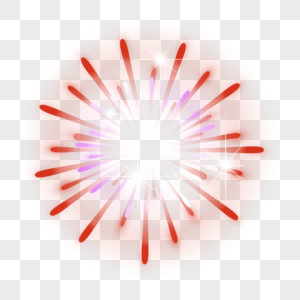 红色点状效果爆炸光线特效高清图片