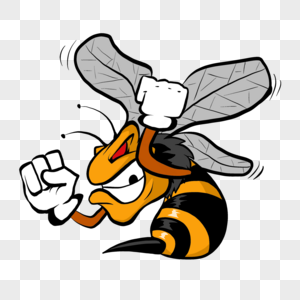蜜蜂波普嘻风格黄蜂图片