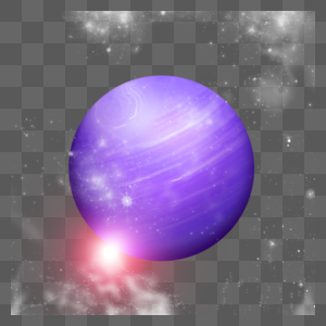 太阳系行星宇宙紫色图片