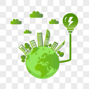 生态节能省电绿色图片