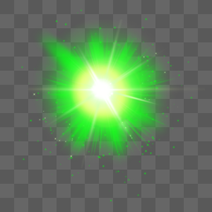 眩光绿色爆炸抽象光效图片
