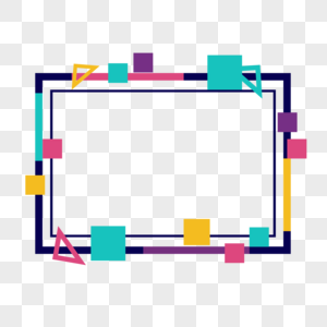装饰边框方形几何图片