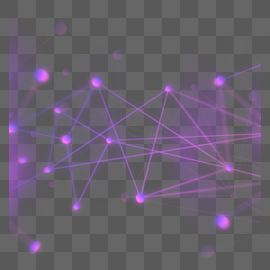 紫粉色抽象未来数据技术线条科技图片