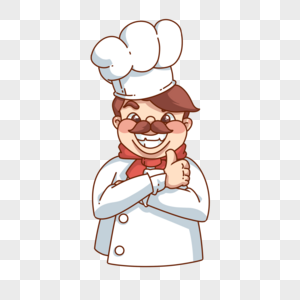 可爱的卡通厨师人物形象图片